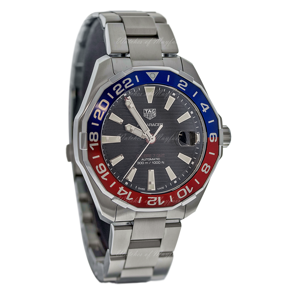  Shop Authentic Tag Heuer Aquaracer Pepsi Black Dial Watch for Men - WAY201F.BA0927 - Luxxuri