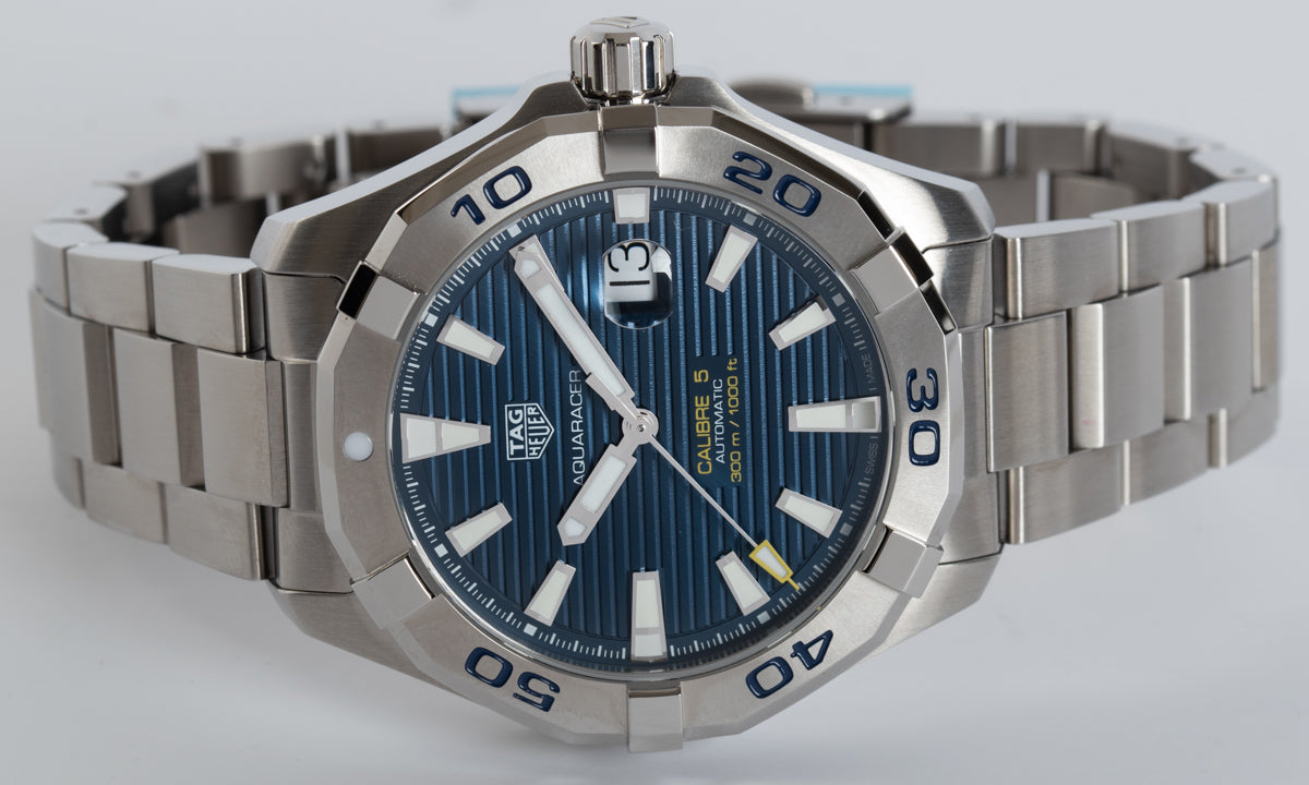 Shop Authentic Tag Heuer Aquaracer Blue Dial Watch for Men - WAY2012.BA0927 - Luxxuri