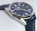  Shop Authentic Tag Heuer Carrera Date Blue Dial Blue Leather Strap Watch for Men - WBN2112.FC6504 - Luxxuri