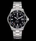  Shop Authentic Tag Heuer Aquaracer Automatic Caliber 5 Black Dial Silver Steel Strap Watch for Men - WAN2110.BA0822 - Luxxuri