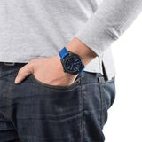  Shop Authentic Tag Heuer Aquaracer Calibre 5 Automatic Titanium Blue Dial Blue Nylon Strap Watch for Gents - WAY208B.FC6382 - Luxxuri