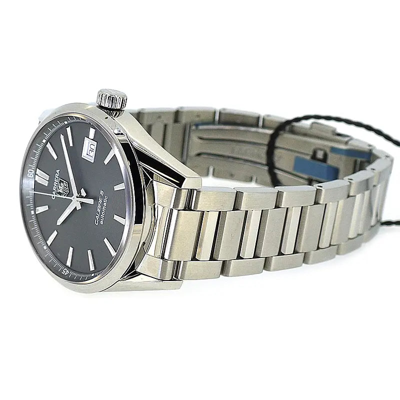  Shop Authentic Tag Heuer Carrera Automatic Black Dial Silver Steel Strap Watch for Men - WAR211A.BA0782 - Luxxuri