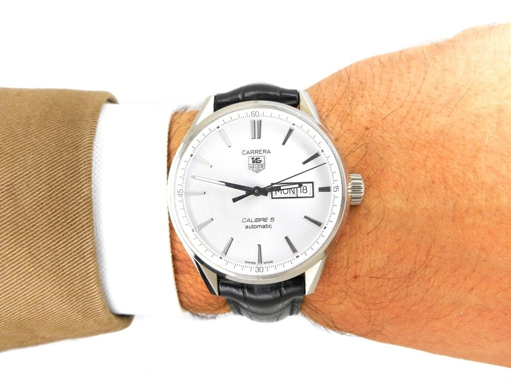 Tag Heuer Carrera Silver Dial Watch for Men - WAR201B.FC6291