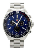  Shop Authentic Tag Heuer Formula 1 Red Bull Racing Chronograph Blue Dial Silver Steel Strap Watch for Men - CAZ101AK.BA0842 - Luxxuri