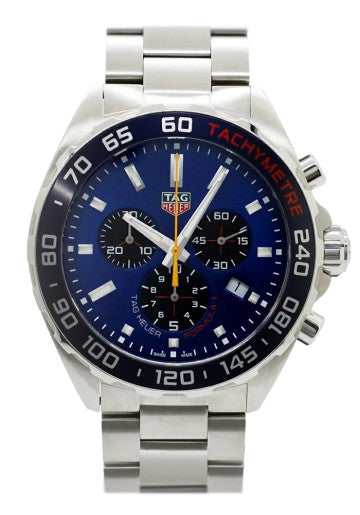  Shop Authentic Tag Heuer Formula 1 Red Bull Racing Chronograph Blue Dial Silver Steel Strap Watch for Men - CAZ101AK.BA0842 - Luxxuri