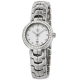  Shop Authentic Tag Heuer Link Diamonds Silver Dial Silver Steel Strap Watch for Women - WAT1414.BA0954 - Luxxuri