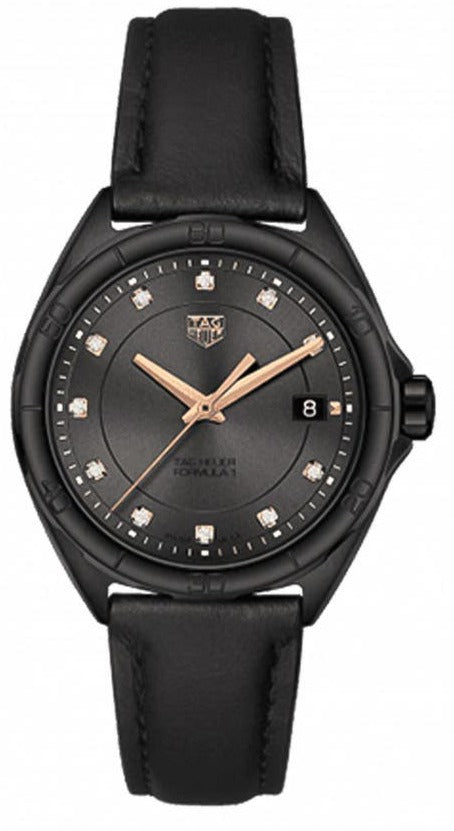  Shop Authentic Tag Heuer Formula 1 Diamonds Black Dial Watch for Women - WBJ1317.FC8230 - Luxxuri