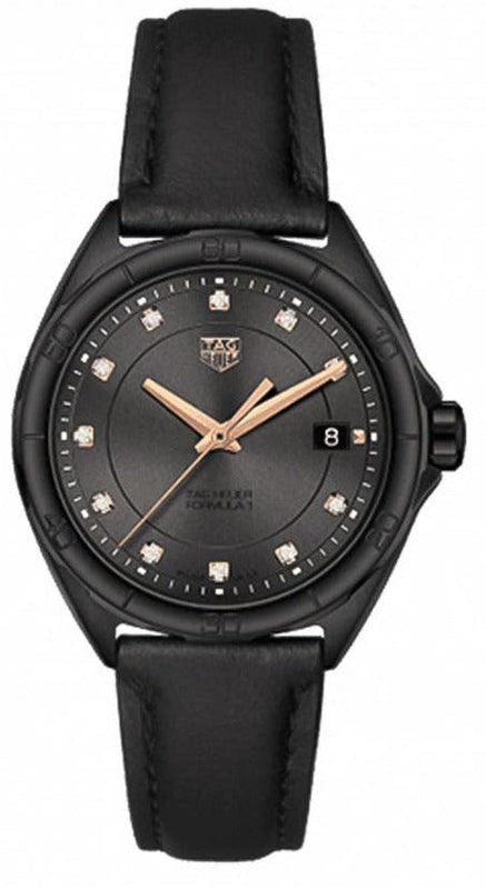  Shop Authentic Tag Heuer Formula 1 Diamonds Black Dial Watch for Women - WBJ1317.FC8230 - Luxxuri