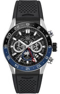  Shop Authentic Tag Heuer Carrera Automatic Chronograph Steel & Ceramic Black Dial Black Rubber Strap Watch for Men - CBG2A1Z.FT6157 - Luxxuri