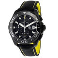  Shop Authentic Tag Heuer Aquaracer PVD Black Dial Watch for Men - CAY218A.FC6361 - Luxxuri