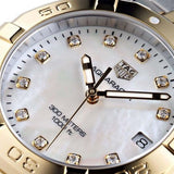  Shop Authentic Tag Heuer Aquaracer White Mother of Pearl Dial Two Tone Steel Strap Watch for Women - WBD1322.BB0320 - Luxxuri