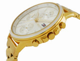  Shop Authentic Tommy Hilfiger Carly White Dial Gold Steel Strap Watch for Women - 1781786 - Luxxuri