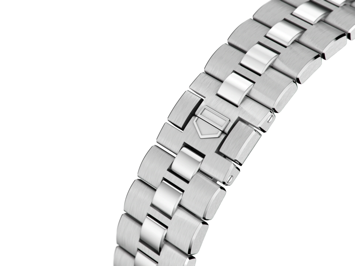 Tag Heuer Monaco Automatic Chronograph Black Dial Silver Steel Strap Watch for Men - CBL2113.BA0644