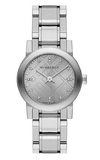  Shop Authentic Burberry The City Silver Diamonds Dial Silver Steel Strap Watch for Women - BU9230 - Luxxuri