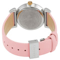  Shop Authentic Versace V-Motif Silver Dial Pink Leather Strap Watch for Women - VERE00118 - Luxxuri