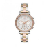  Shop Authentic Michael Kors Sofie Chronograph White Dial Two Tone Steel Strap Watch For Women - MK6688 - Luxxuri