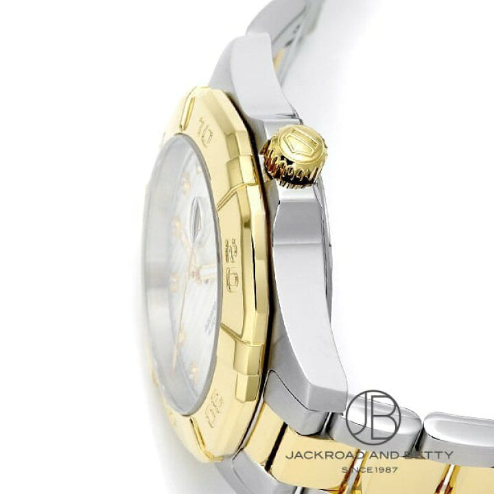  Shop Authentic Tag Heuer Aquaracer Automatic Diamonds Silver Dial Two Tone Steel Strap Watch for Women - WBD2321.BB0320 - Luxxuri