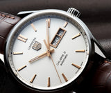  Shop Authentic Tag Heuer Carrera White Dial Watch for Men - WAR201D.FC6291 - Luxxuri