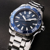  Shop Authentic Tag Heuer Aquaracer Blue Dial Watch for Men - WAY111C.BA0928 - Luxxuri