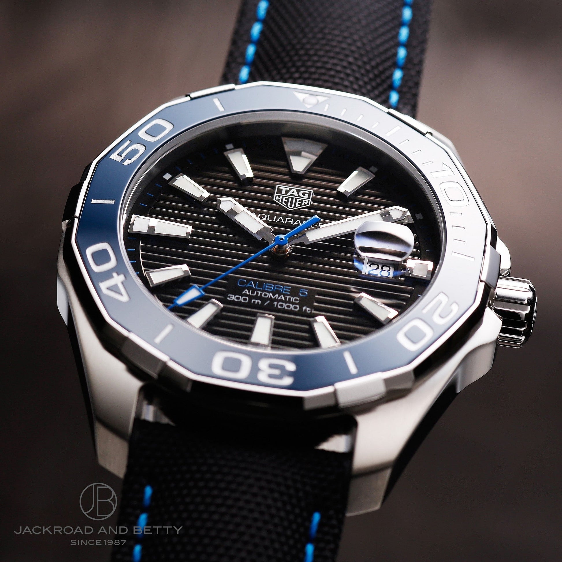  Shop Authentic Tag Heuer Aquaracer Black Dial Watch for Men - WAY201C.FC6395 - Luxxuri