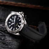  Shop Authentic Tag Heuer Aquaracer Quartz Black Dial Black Rubber Strap Watch for Men -  WBD1110.FT8021 - Luxxuri