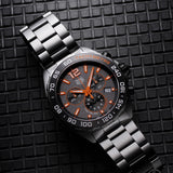  Shop Authentic Tag Heuer Formula 1 Chronograph Ceramic Black Dial Silver Steel Strap Watch for Men - CAZ101AH.BA0842 - Luxxuri