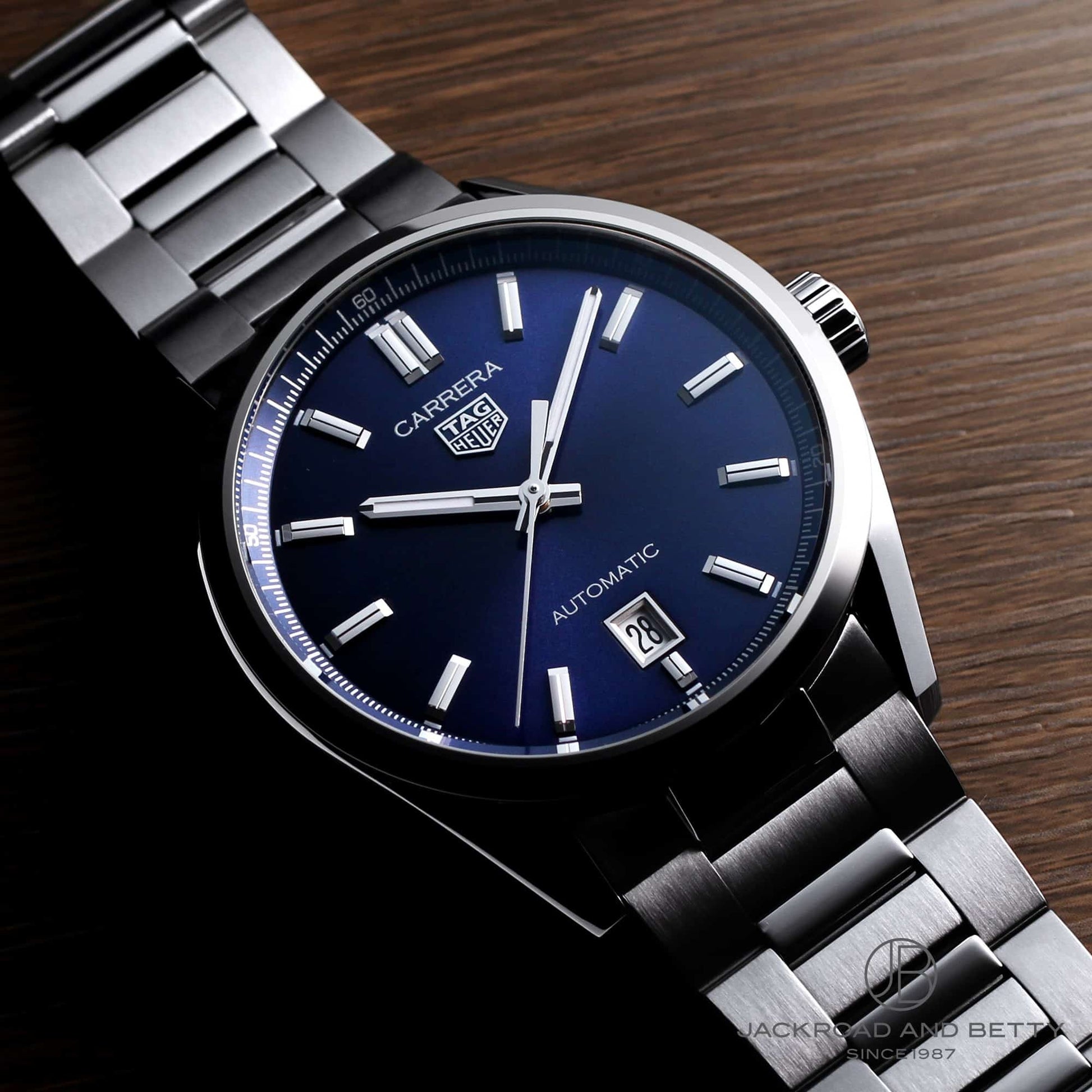  Shop Authentic Tag Heuer Carrera Date Blue Dial Silver Steel Strap Watch for Men - WBN2112.BA0639 - Luxxuri