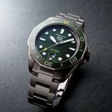 Shop Authentic Tag Heuer Aquaracer Professional 300 Automatic Green Dial Silver Steel Strap Watch for Men - WBP208B.BF0631 - Luxxuri