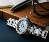  Shop Authentic Tag Heuer Aquaracer Professional 200 Quartz Diamond Mother of Pearl Dial Silver Steel Strap Watch for Women - WBP1416.BA0622 - Luxxuri