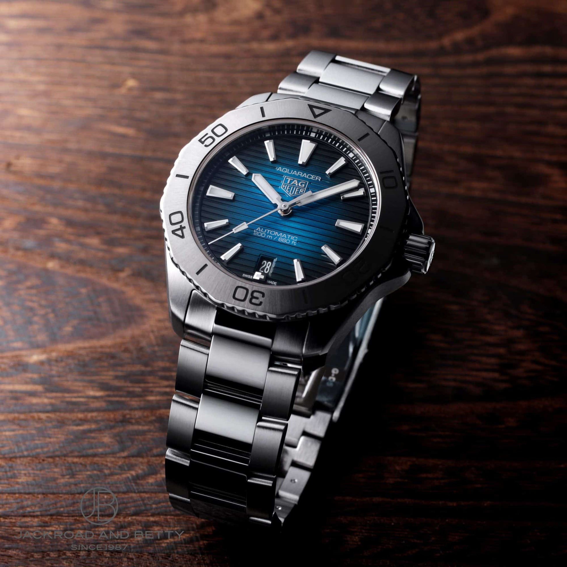  Shop Authentic Tag Heuer Aquaracer Professional 200 Automatic Blue Dial Silver Steel Strap Watch for Men - WBP2111.BA0627 - Luxxuri