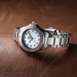  Shop Authentic Tag Heuer Aquaracer Professional 200 Quartz Diamonds White Dial Silver Steel Strap Watch for Women - WBP1450.BA0622 - Luxxuri
