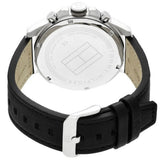  Shop Authentic Tommy Hilfiger Decker Black Dial Black Leather Strap Watch for Men - 1791563 - Luxxuri