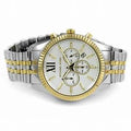  Shop Authentic Michael Kors Lexington Silver Dial Two Tone Steel Strap Watch for Men - MK8344 - Luxxuri