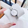  Shop Authentic Calvin Klein Authentic White Dial Silver Mesh Bracelet Watch for Women - K8G23126 - Luxxuri