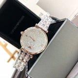  Shop Authentic Emporio Armani Gianni T-Bar Silver Dial Two Tone Steel Strap Watch For Women - AR11293 - Luxxuri