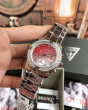  Shop Authentic Guess Confetti Diamonds Silver Dial Silver Steel Strap Watch for Women - W0774L7 - Luxxuri