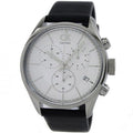  Shop Authentic Calvin Klein Masculine Chronograph White Dial Black Leather Strap Watch for Men - K2H27120 - Luxxuri