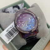  Shop Authentic Guess Confetti Diamonds Purple Dial Purple Steel Strap Watch for Women - W0774L4 - Luxxuri