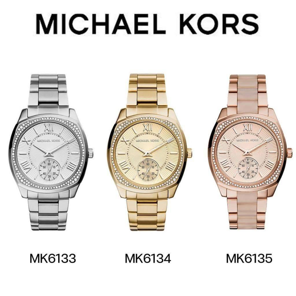  Shop Authentic Michael Kors Bryn Quartz Silver Dial Silver Steel Strap Watch For Women - MK6133 - Luxxuri
