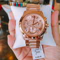  Shop Authentic Michael Kors Cooper Rose Gold Rose Gold Steel Strap Watch for Women - MK6275 - Luxxuri