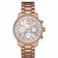  Shop Authentic Guess Mini Surprise Analog Silver Dial Rose Gold Steel Strap Watch For Women - W0623L2 - Luxxuri