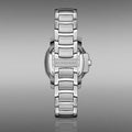 Burberry The Britain Diamonds Mother of Pearl Dial Silver Steel Strap Watch for Women - BBY1804