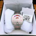  Shop Authentic Gucci Grip Quartz Silver Dial Silver Steel Strap Watch For Women - YA157438 - Luxxuri