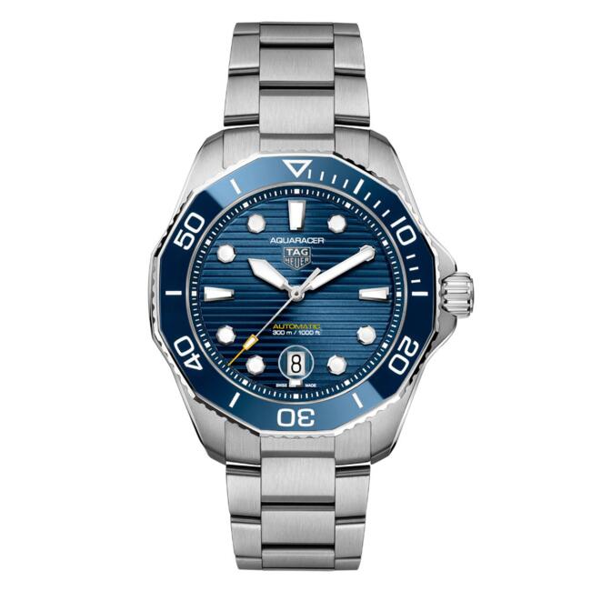  Shop Authentic Tag Heuer Aquaracer Professional 300 Automatic Blue Dial Silver Steel Strap Watch for Men - WBP201B.BA0632 - Luxxuri