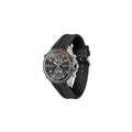  Shop Authentic Hugo Boss Globetrotter Grey Dial Black Silicone Strap Watch for Men - 1513931 - Luxxuri