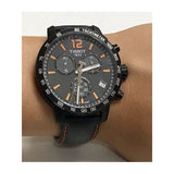  Shop Authentic Tissot Quickster Chronograph Black Dial Watch For Men - T095.417.36.057.00 - Luxxuri