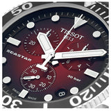  Shop Authentic Tissot Seastar 1000 Chronograph Red Dial Black Rubber Strap Watch For Men - T120.417.17.421.00 - Luxxuri