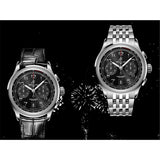  Shop Authentic Breitling Premier B01 Chronograph 42 Black Dial Black Leather Strap Watch for Men - AB0145221B1P1 - Luxxuri