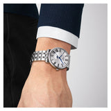  Shop Authentic Tissot Carson Premium Silver Dial Silver Steel Strap Watch for Men - T122.417.11.033.00 - Luxxuri