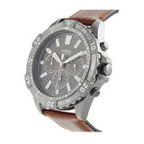  Shop Authentic Fossil Garrett Chronograph Grey Dial Brown Leather Strap Watch for Men - FS5770 - Luxxuri